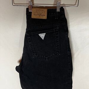 Vintage Early 90’s Men’s Guess Jeans Style 39075-30 Size 34X30 Faded Black